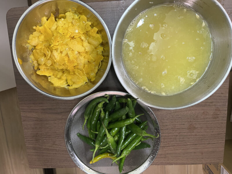 柚子仕込み完了