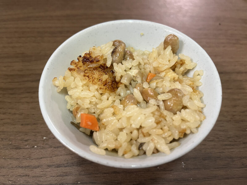 福豆ご飯完成