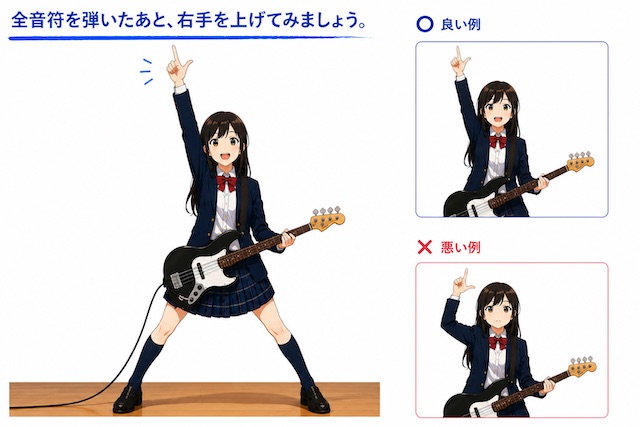 手を上げる