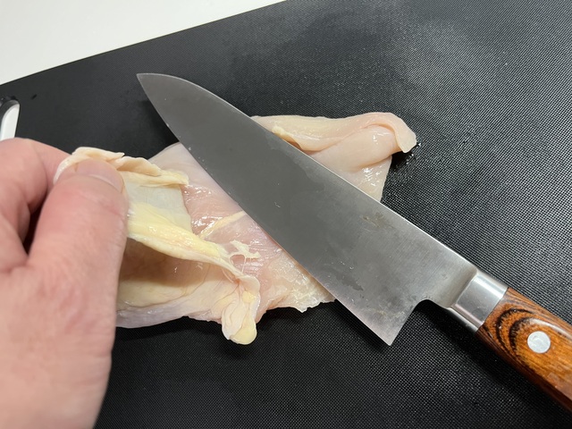 鶏肉皮取り